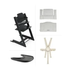 Stokke - Tripp Trapp® High Chair², Cushion And Tray, Glacier Green