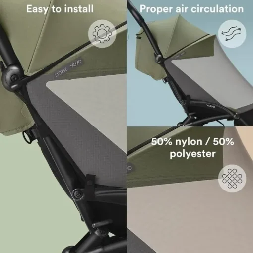 Stokke - Yoyo® 6+ Mosquito Net, Black