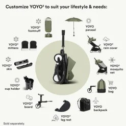 Stokke - Yoyo® 6+ Mosquito Net, Black