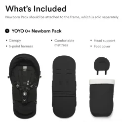Stokke - Yoyo 0+ Newborn Pack, Black