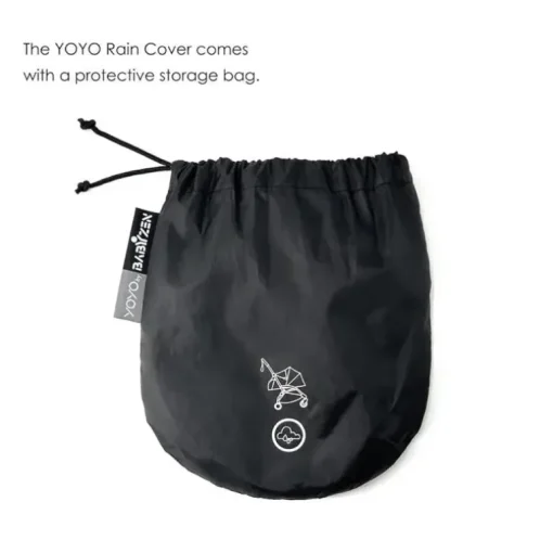 Stokke - Yoyo 0+ Newborn Pack Rain Cover, Black