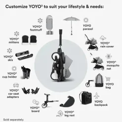Stokke - Yoyo 0+ Newborn Pack, Stone