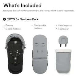 Stokke - Yoyo 0+ Newborn Pack, Stone