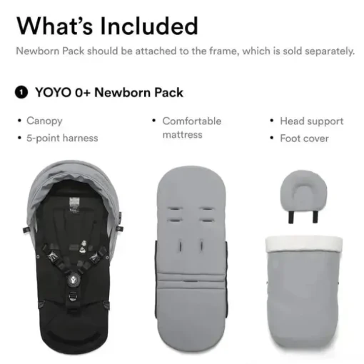 Stokke - Yoyo 0+ Newborn Pack, Stone