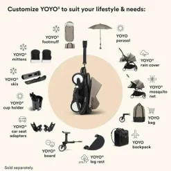 Stokke - Yoyo 0+ Newborn Pack, Taupe
