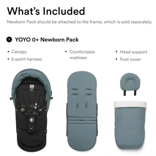 Stokke - Yoyo 0+ Newborn Pack, Aqua