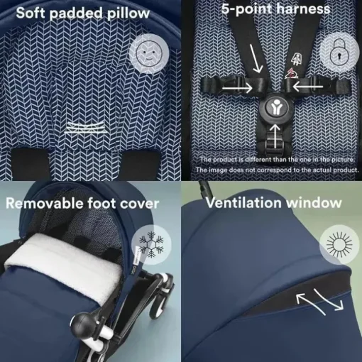Stokke - Yoyo 0+ Newborn Pack, Air France Blue