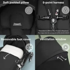 Stokke - Yoyo 0+ Newborn Pack, Black
