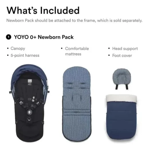 Stokke - Yoyo 0+ Newborn Pack, Air France Blue
