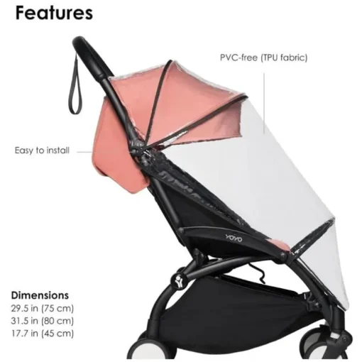 Stokke - Yoyo 6+ Rain Cover, Black