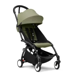 Stokke - Yoyo³ Carrinho de bebê Pacote preto 6+, verde-oliva