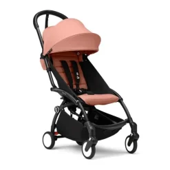Stokke - Yoyo³ Carrinho de Bebê Preto Pacote 6+, Gengibre