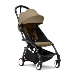 Stokke - Yoyo³ Carrinho de Bebê Preto Pacote 6+, Toffee