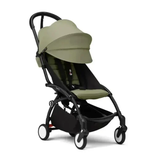 Stokke - Yoyo³ Carrinho de bebê Pacote preto 6+, verde-oliva
