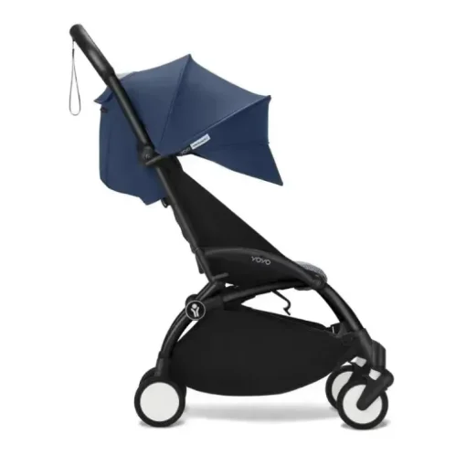 Stokke - Yoyo³ Carrinho de bebê Pacote preto 6+, Air France Azul