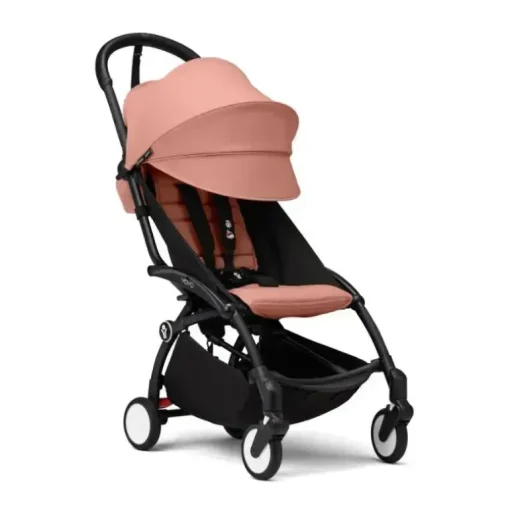 Stokke - Yoyo³ Carrinho de Bebê Preto Pacote 6+, Gengibre
