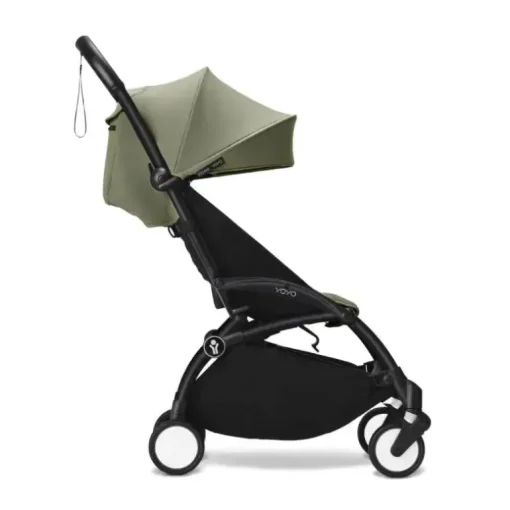 Stokke - Yoyo³ Carrinho de bebê Pacote preto 6+, verde-oliva