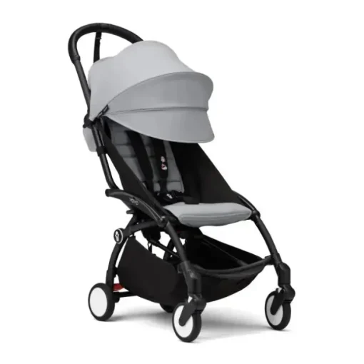 Stokke - Yoyo³ Carrinho de Bebê Preto Pacote 6+, Stone