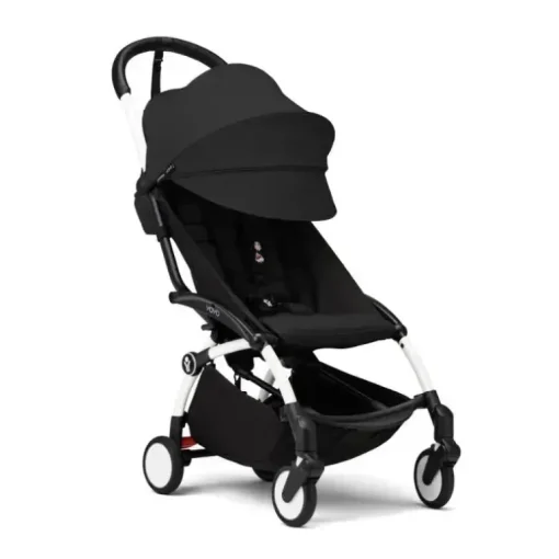 Stokke - Yoyo³ Carrinho de bebê Pacote branco 6+, preto