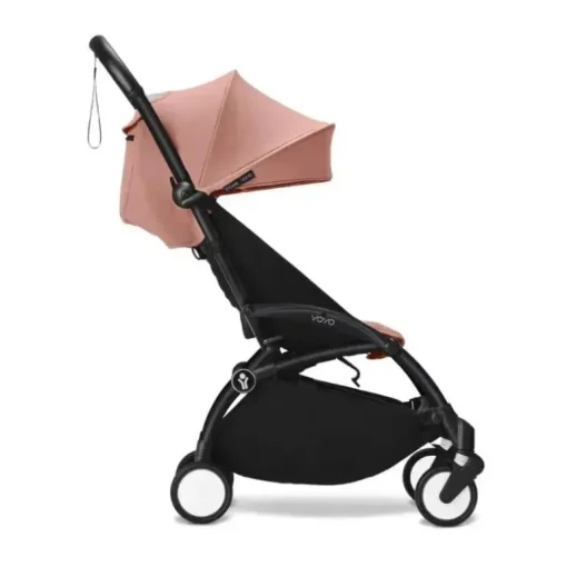 Stokke - Yoyo³ Carrinho de Bebê Preto Pacote 6+, Gengibre