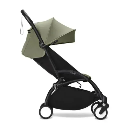 Stokke - Yoyo³ Carrinho de bebê Pacote preto 6+, verde-oliva