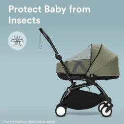 Stokke - Yoyo® Newborn Shell Mosquito Net, Black