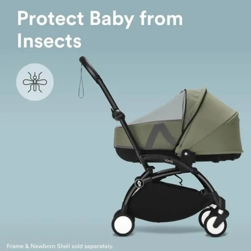 Stokke - Yoyo® Newborn Shell Mosquito Net, Black