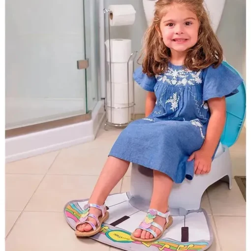 Summer Infant - Cadeira 3 em 1 Potty Sit &amp; Play, Azul/Cinza