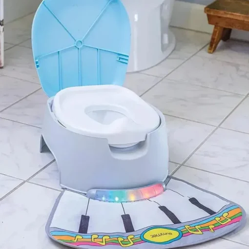 Summer Infant - Cadeira 3 em 1 Potty Sit &amp; Play, Azul/Cinza