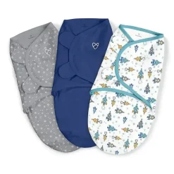 Summer Infant - SwaddleMe Original Swaddle 3 PkLarge (3-6 meses) Superstar Boy