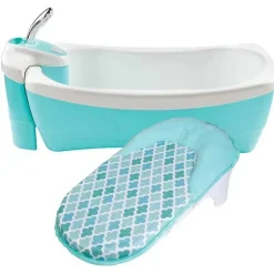 Summer Infant Lil Luxuries Whirlpool Spa &amp; Chuveiro borbulhante, Azul