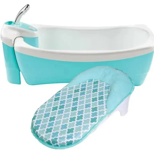 Summer Infant Lil Luxuries Whirlpool Spa &amp; Chuveiro borbulhante, Azul