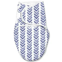 Summer Infant Luxe Easy Change 2 Pk Swaddle Água Indigo S/M