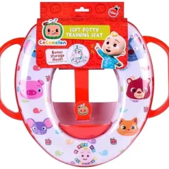 Sunny Days - assento de treinamento Cocomelon Soft Potty, vermelho