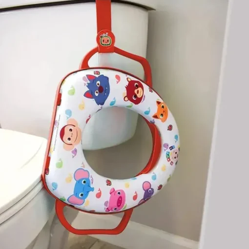 Sunny Days - assento de treinamento Cocomelon Soft Potty, vermelho