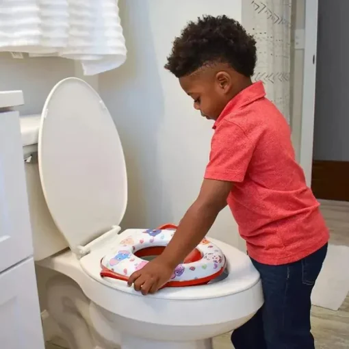 Sunny Days - assento de treinamento Cocomelon Soft Potty, vermelho