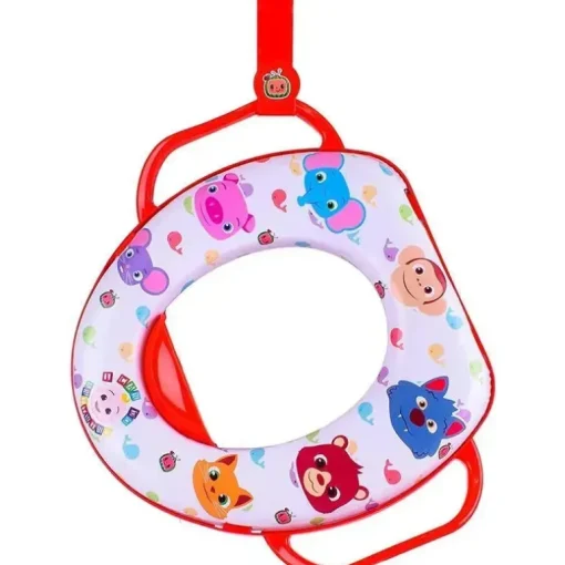 Sunny Days - assento de treinamento Cocomelon Soft Potty, vermelho