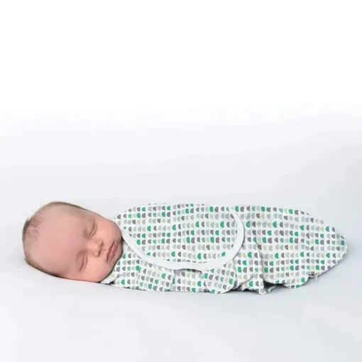 Swaddle de verão SwaddleMe Luxe Easy Change Swaddle - Gotas de Goma 2Pk, 0-3M