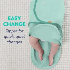 Swaddle de verão SwaddleMe Luxe Easy Change Swaddle - Gotas de Goma 2Pk, 0-3M