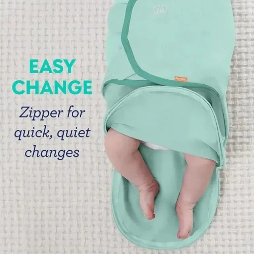 Swaddle de verão SwaddleMe Luxe Easy Change Swaddle - Gotas de Goma 2Pk, 0-3M