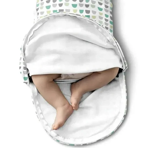 Swaddle de verão SwaddleMe Luxe Easy Change Swaddle - Gotas de Goma 2Pk, 0-3M