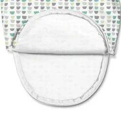 Swaddle de verão SwaddleMe Luxe Easy Change Swaddle - Gotas de Goma 2Pk, 0-3M