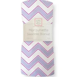 Swaddle Designs - Cobertor Swaddle Chevron Marquisette Lavanda