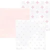 Swaddle Designs - Cobertores de musselina 3Pk, Springfield rosa