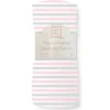 Swaddle Designs - Cobertor Swaddle Marquisette com listras rosa pastel