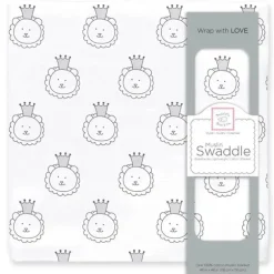 Swaddle Designs - Cobertor de musselina Royal Lion