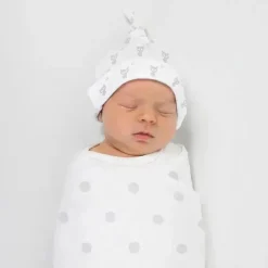 Swaddle Designs – Cobertor de musselina com pontos franceses esterlinas