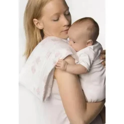 Swaddle Designs - Cobertor de musselina com pontos franceses azuis