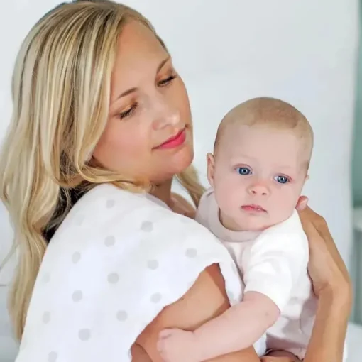 Swaddle Designs – Cobertor de musselina com pontos franceses esterlinas