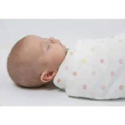 Swaddle Designs - 3Pk mantas de musselina, festa rosa